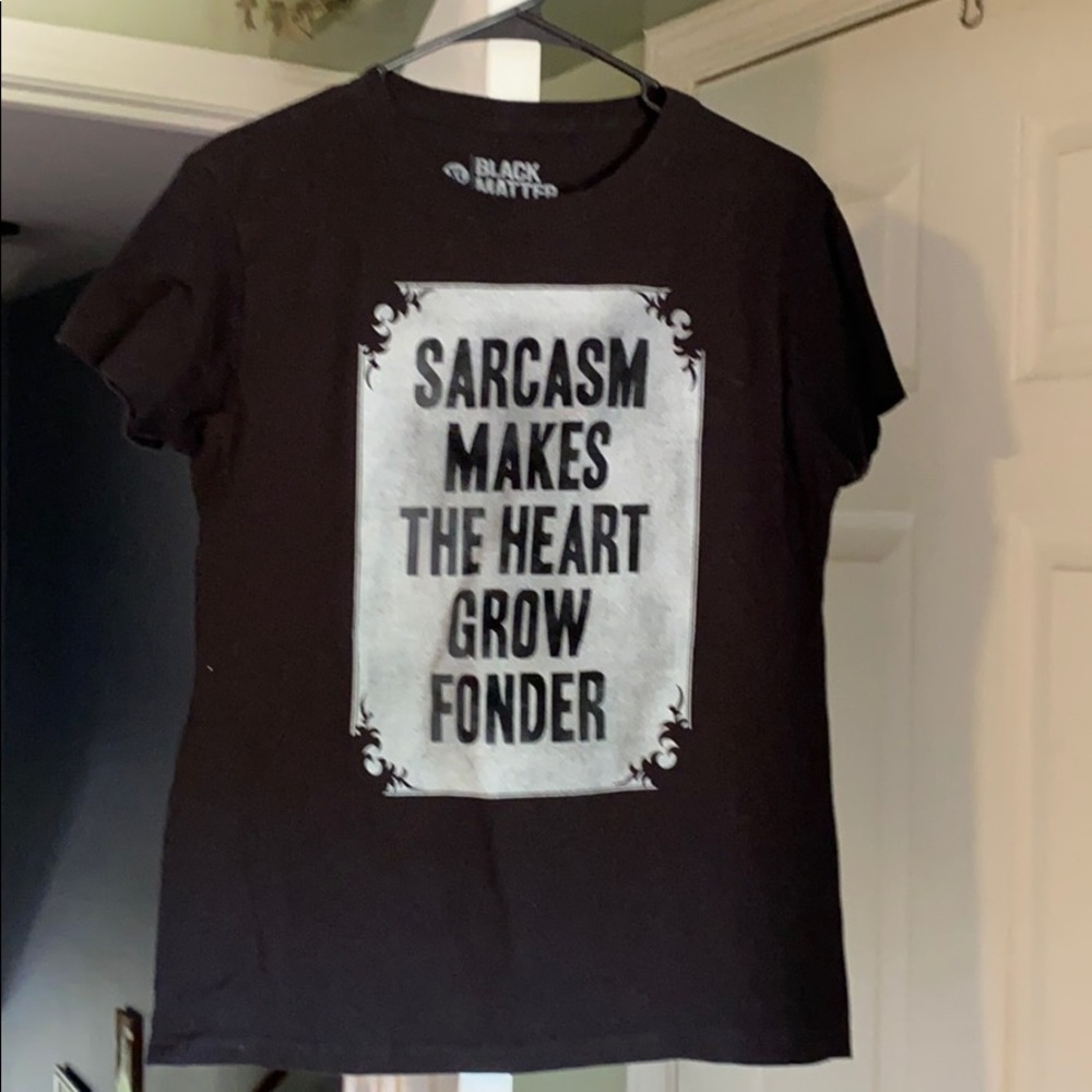 Black Matter Tee from Hot Topic